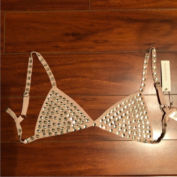 NWT Olivaceous Embellished Bralette - Picture 6 of 10